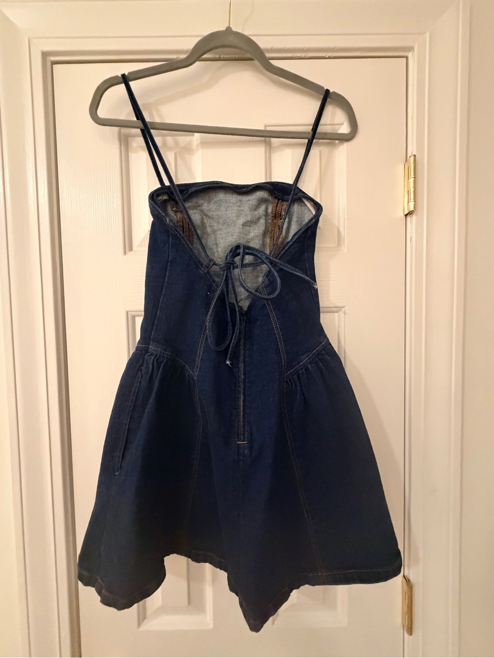 Abercrombie & Fitch Denim Backless Mini Dress - Picture 4 of 5